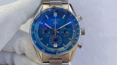 태*호이어 Carrera × Porsche Chronograph Special Edition 블루