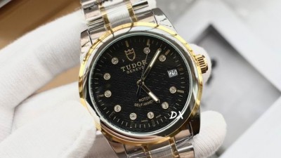 튜* Glamour Date 42mm 다이아세팅 블랙콤비