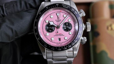 튜* Black Bay Chrono 핑크