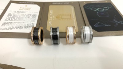 불ㄱ리 비제로원 4밴드 링 다이아 파베, 세라믹