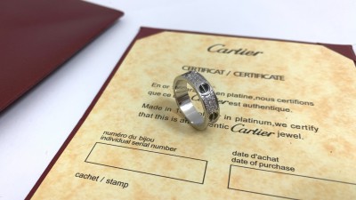 까ㄹ띠에 러브 링 파베 풀다이아몬드 세팅