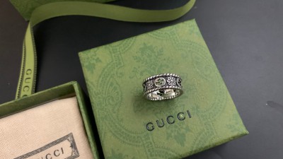 구ㅉ 인터로킹G 플라워 링