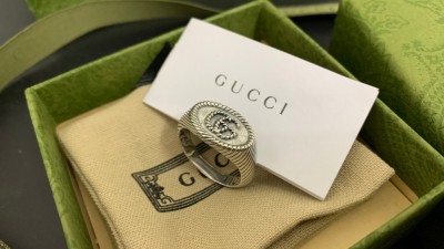 구ㅉ 트위스트 더블G 오벌링