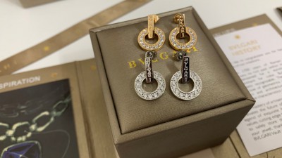 불ㄱ리 시그니처 이어링 풀다이아 파베 세팅