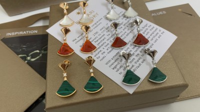 불ㄱ리 디바스 드림 더블 스커트 이어링 다이아, 자개