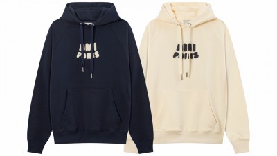 [NORMAL] 공용 아ㅁ 25SS 파리로고 패치 후드티 2컬러