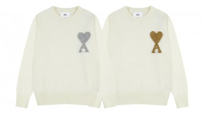 [NORMAL] 공용 아ㅁ 24FW 부클 하트 알파카 혼방 울 니트 스웨터