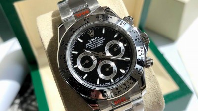 롤*스 Daytona 블랙 다이얼