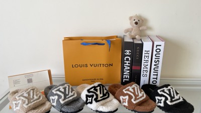 [GOOD] 루ㅇ비통 시어링 슬라이드 슬리퍼 5컬러