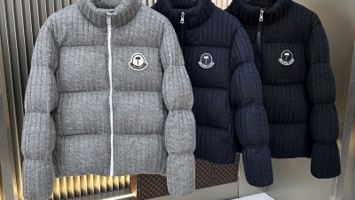 [TOP] 공용 25FW 몽ㅋ레르 X Palm Angels 케이블니트 Austru 다운자켓 3컬러