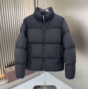 [TOP] 미ㅇ미우 숏 로고 푸퍼 자켓