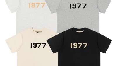 [NORMAL] 공용 피ㅇ갓 에센셜 1977 레터링 티셔츠 4컬러
