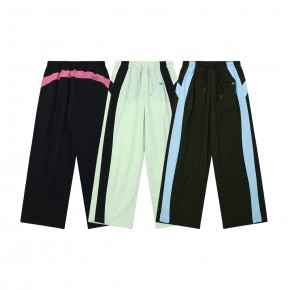 [NORMAL] 공용 오ㅍYY 컬러블록 와이드 트레이닝 팬츠 3컬러