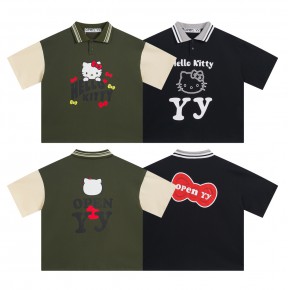 [NORMAL] 오ㅍYY X 헬로 키티 카라 티셔츠 2컬러