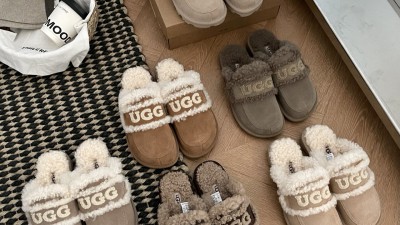 [NORMAL] 어ㄱ 플랫 퍼 슬리퍼 6컬러