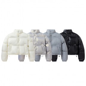 [NORMAL] 코ㄷ그라피 Hype 글로시 컬러링 크롭 푸퍼 4컬러