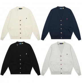 [GOOD] 공용 폴ㄹ V넥 자수 베이직 니트 가디건 4컬러 C