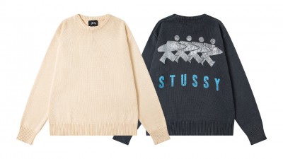 [NORMAL] 공용 스ㅌ시 서프맨 아이콘 코튼 리넨 크루넥 2컬러