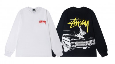 [NORMAL] 공용 25SS 스ㅌ시 비트 크레이지 롱슬리브 2컬러