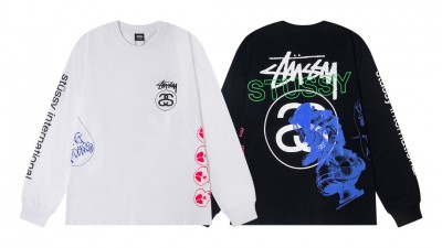 [NORMAL] 공용 스ㅌ시 테스트 스트라이크 피그먼트 다이드 롱슬리브 2컬러