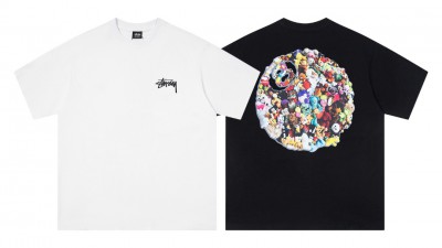 [NORMAL] 공용 스ㅌ시 플러시 티셔츠 2컬러