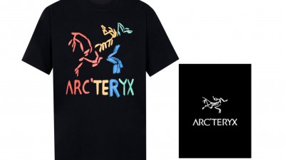 [GOOD] 공용 아ㅋ테릭스 24FW 로고 프린팅 티셔츠 2컬러