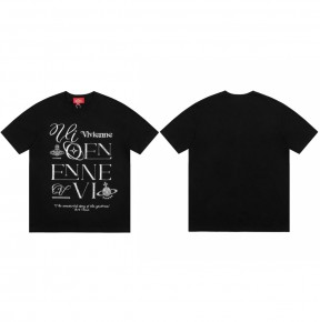 [NORMAL] 공용 비ㅂ안 웨스트우드 타이포그래피 프린트 티셔츠