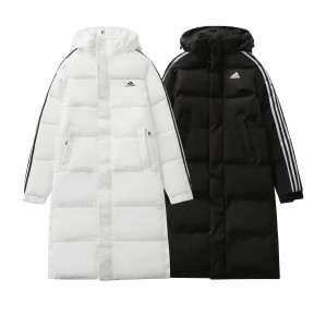 [NORMAL] 공용 아ㄷ다스 삼선 롱패딩 점퍼 2컬러