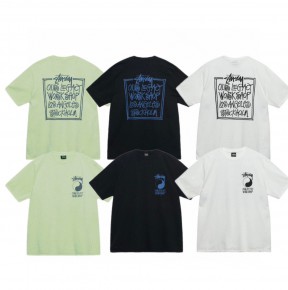 [NORMAL] 공용 스ㅌ시 x 아워레가시 프레임 피그먼트 다이드 티셔츠 3컬러