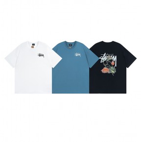 [NORMAL] 공용 스ㅌ시 위더드 플라워 티셔츠 3컬러