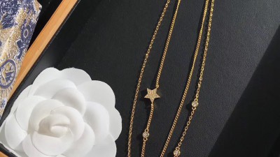 디ㅇ 쁘띠CD 더블 목걸이