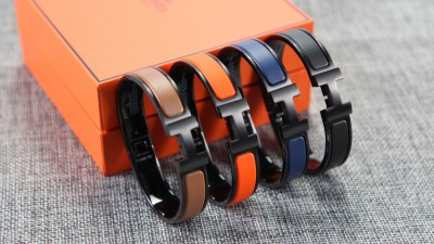 에ㄹ메스 클릭아슈 브레이슬릿 블랙 4컬러