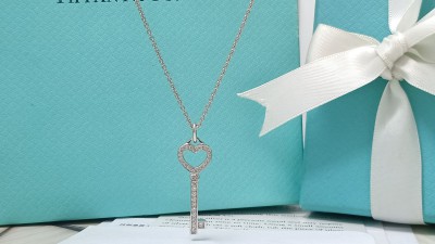 티ㅍ니 하트키 펜던트 목걸이