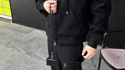 [세일][한정수량] 루ㅇ비통 테일러드 테크니컬 울 트랙 팬츠