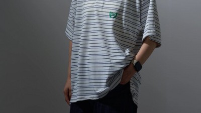 [공용] 발ㄹ시아가 BB 로렐 스트라이프 코튼 피케 폴로 셔츠