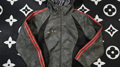 [한정수량][공용] 아ㄷ다스 X 떠그 클럽 팀가이스트 레더 자켓