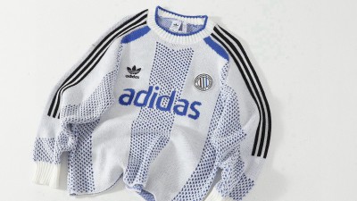 [공용] 아ㄷ다스 아ㄷ컬러 블록코어 롱 슬리브 풀오버 니트