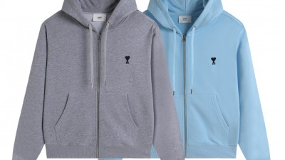 [공용] 아ㅁ 후드 집업 스웨트셔츠 2컬러