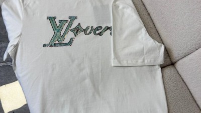 [세일] 루ㅇ비통 엠브로이더드 숏슬리브 티셔츠 2컬러