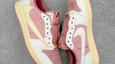 [공용] 나ㅇ키 조던 1 x 트래비스 스캇 레트로 로우 OG SP 핑크