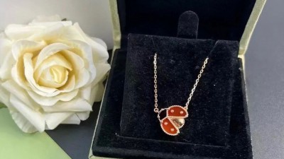 반ㅋ리프 럭키 스프링 무당벌레 펜던트 목걸이