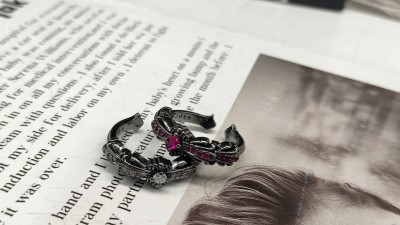 크ㄹ하츠 더블플로랄 크로스링