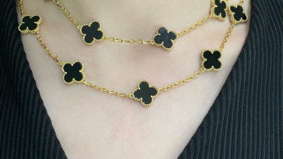 반ㅋ리프 빈티지 알함브라 목걸이 20모티브