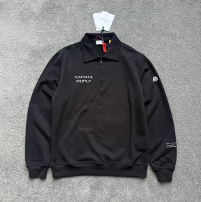 [공용][세일] 몽ㅋ레르 X 프라그먼트 집업 코튼 스웨트셔츠