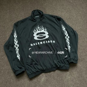 발ㄹ시아가 버닝 로고 트랙자켓