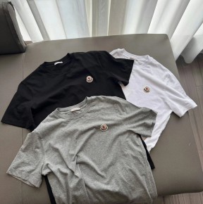 [공용] 몽ㅋ레르 로고 패치 티셔츠 3컬러