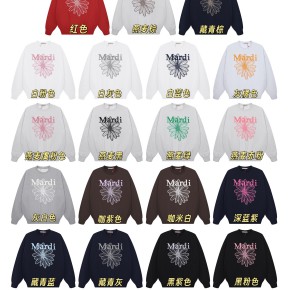 마ㄹ디 플라워 니들워크 스웨트셔츠